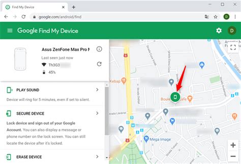 find my device google last location